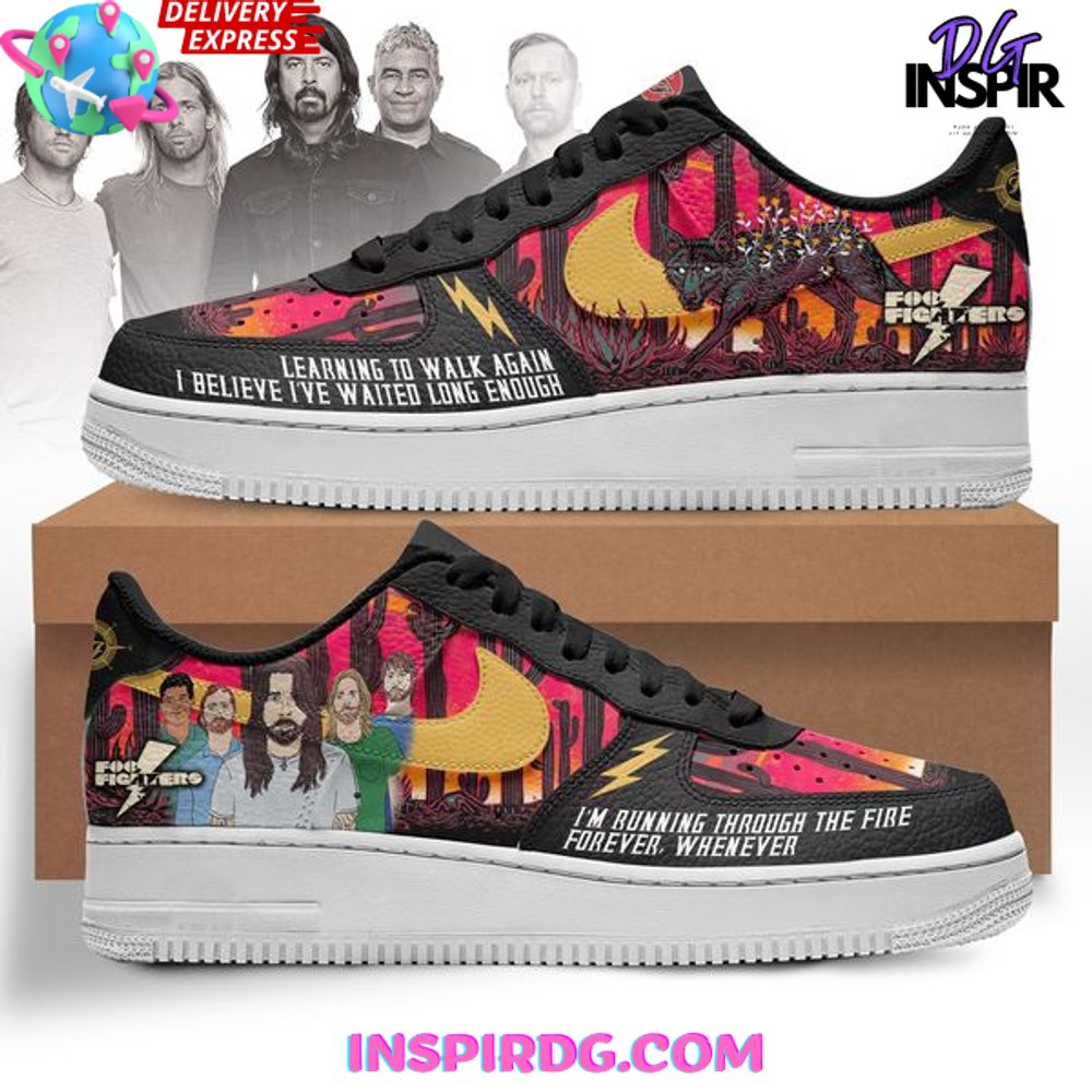 Foo Fighters Limited Edition Air Force 1 Sneaker