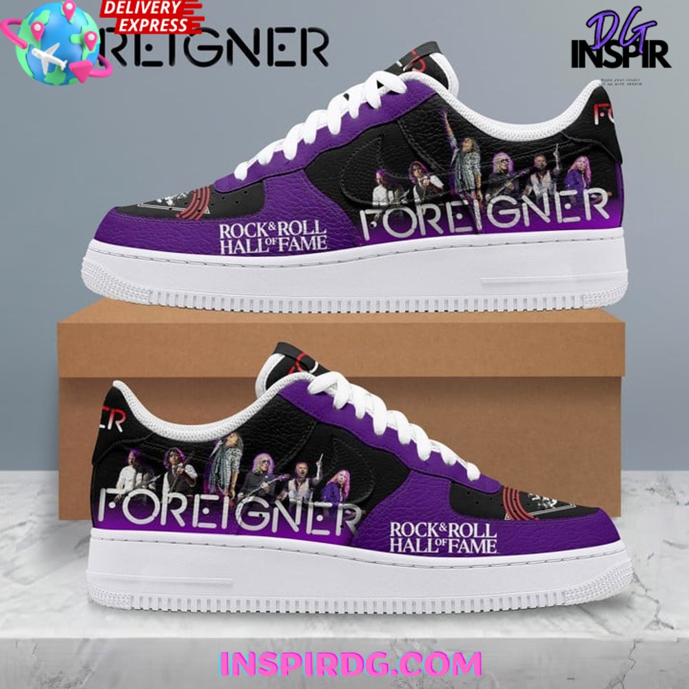 Foreigner Rock & Roll Hall of Fame Limited Edition Air Force 1
