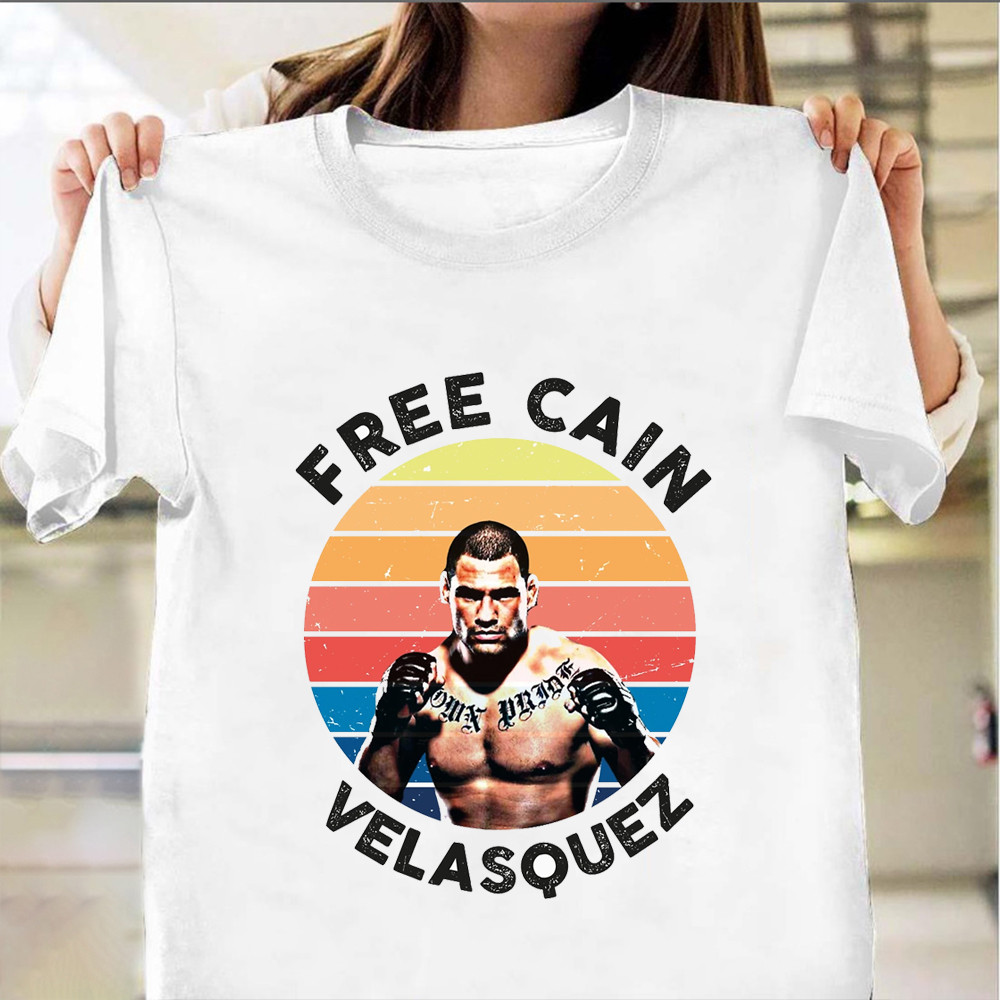 Free Cain Velasquez Shirtupport UFC Fighter Champ Free Cain Velasquez Merch Oregontrailrvpk Shirt
