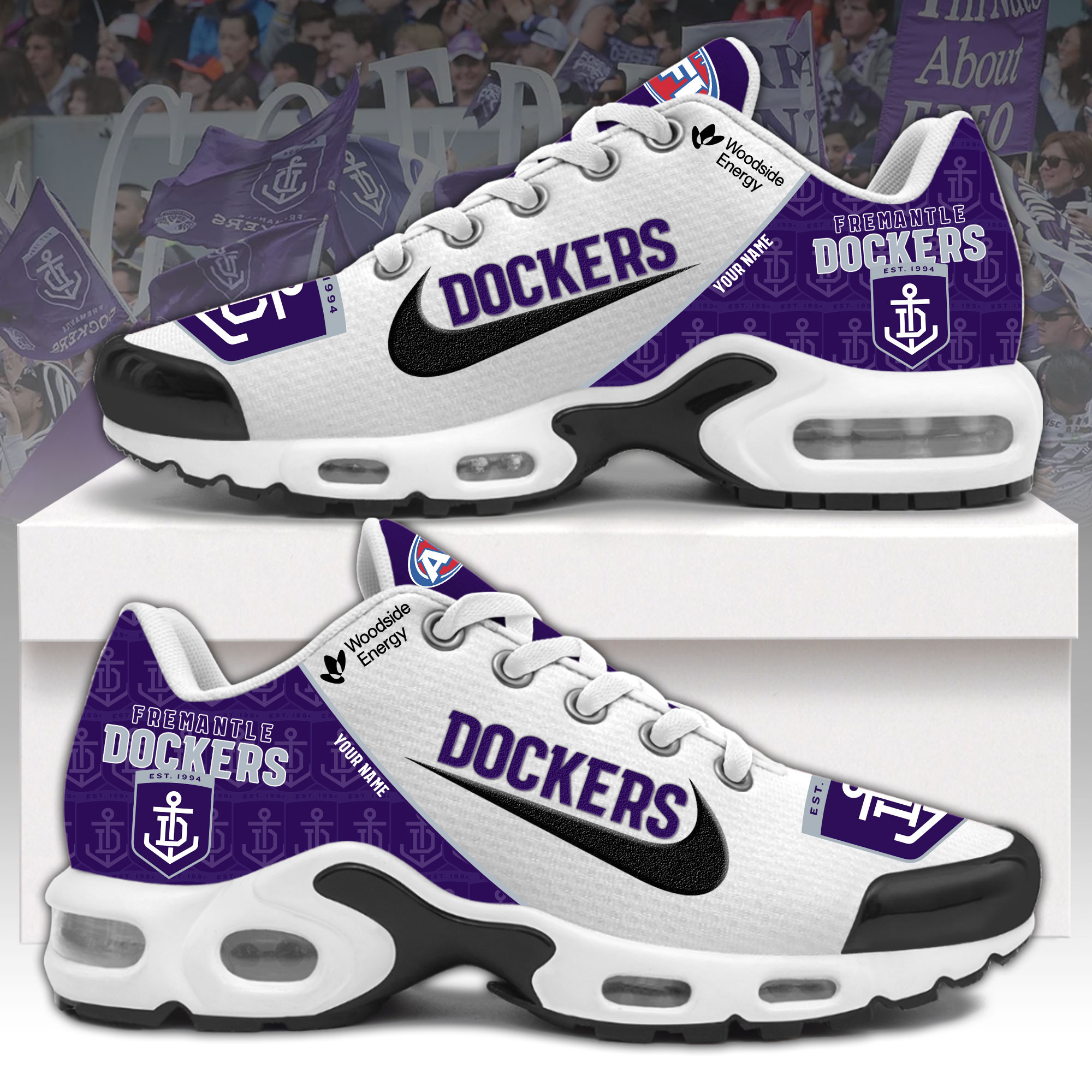 Fremantle Dockers Air Max Plus Shoes Sneakers For Men And Women