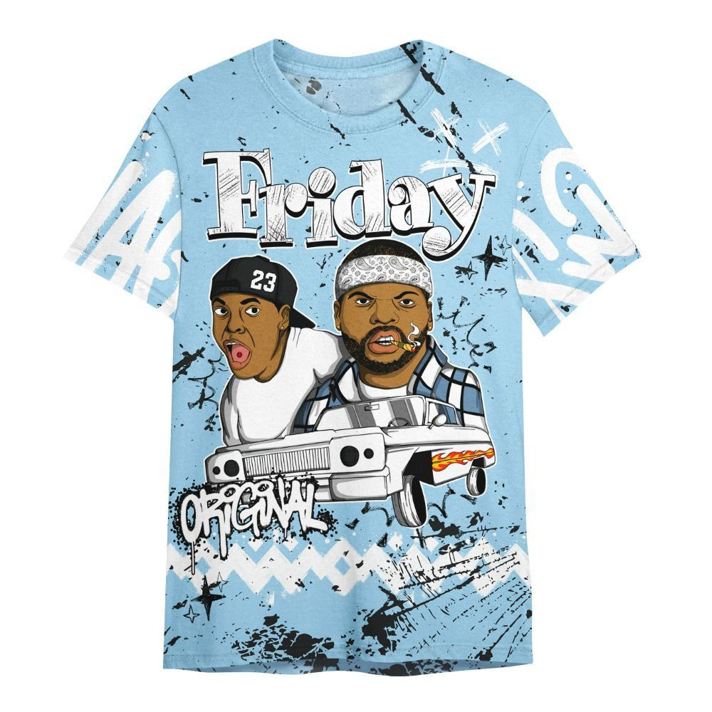 Friday Sneaker Crayon Legend Blue 11s T-Shirt Gift For New Men Oregontrailrvpk Shirt