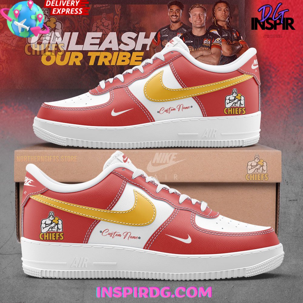 Gallagher Chiefs Custom Name Air Force 1 Shoes