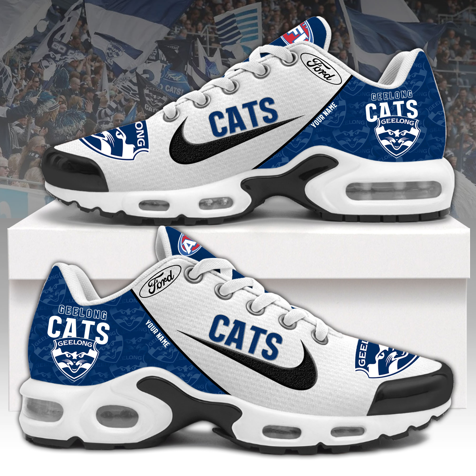 Geelong Cats Air Max Plus Shoes Sneakers For Men And Women