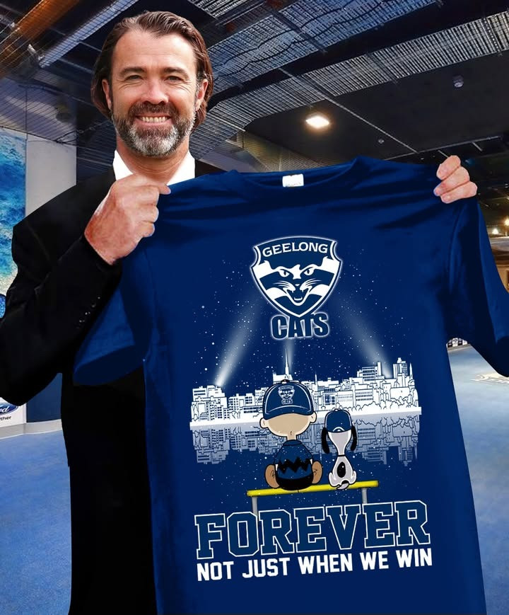 Geelong Cats Forever Not Just When We Win Shirt Gift For Geelong Cats Fans Oregontrailrvpk Shirt