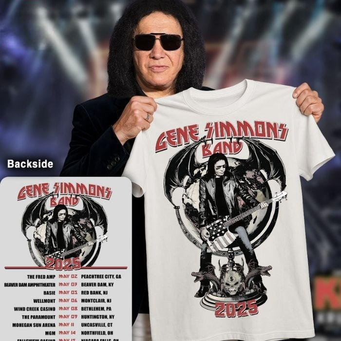 Gene Simmons Band 2025 Tour Shirt Gifts For Someone Who Loves Music Oregontrailrvpk Shirt