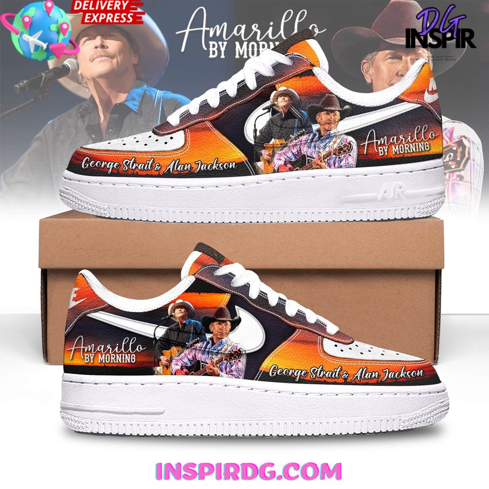 George Strait & Alan Jackson Limited Edition Air Force 1 Sneakers