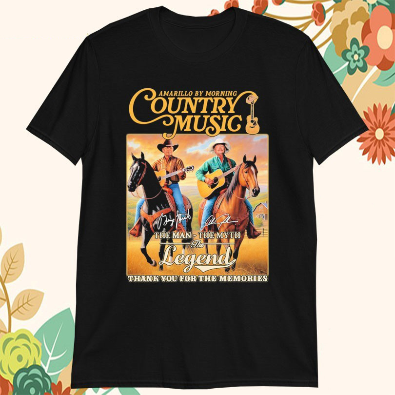 George Strait And Alan Jackson Music Country Shirt Thank You For The Memories T-Shirt Oregontrailrvpk Shirt