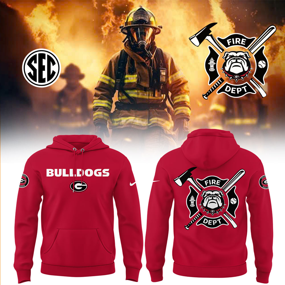 Georgia Bulldogs Baseball x Firefighter Appreciation Night Hoodie