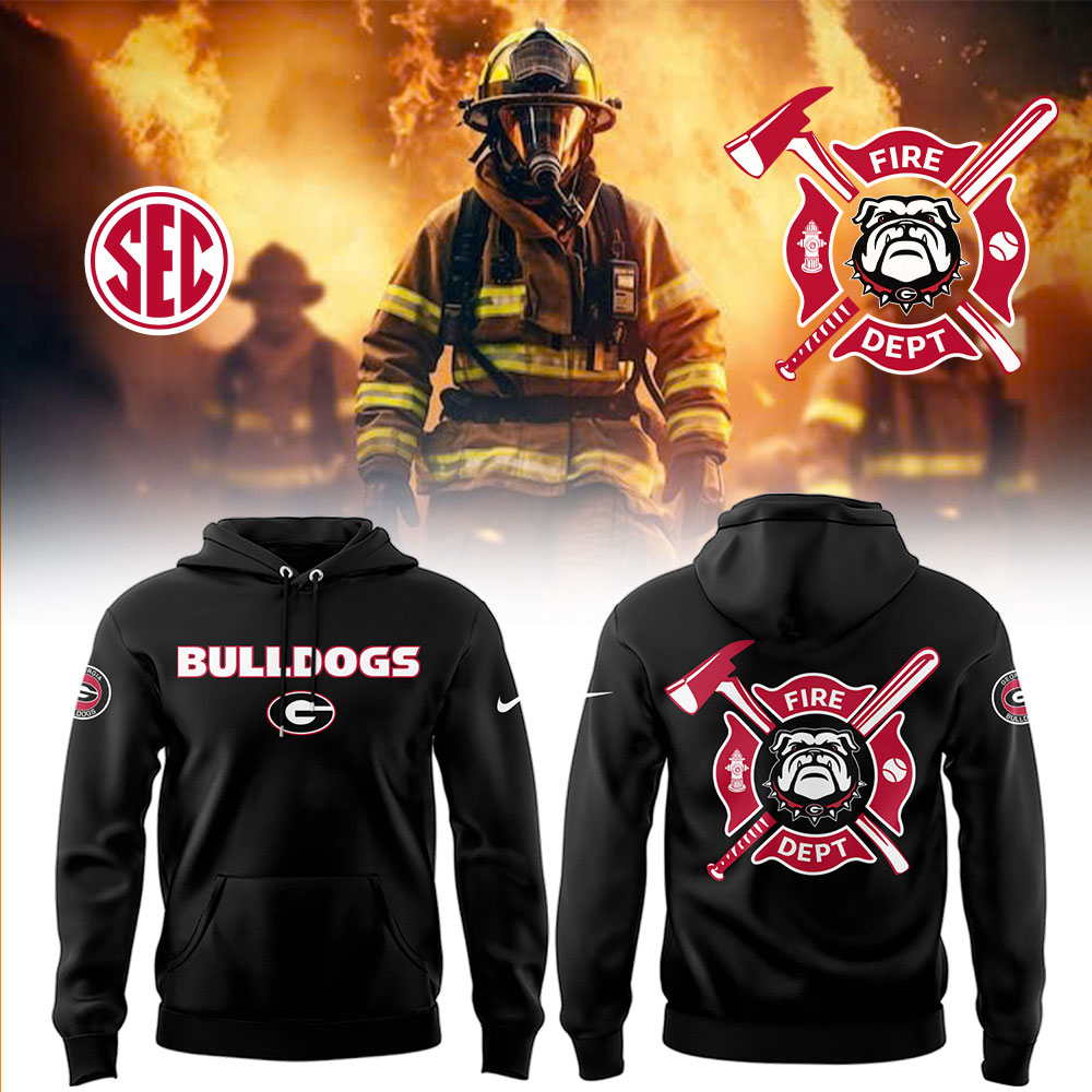 Georgia Bulldogs Baseball x Firefighter Appreciation Night Hoodie