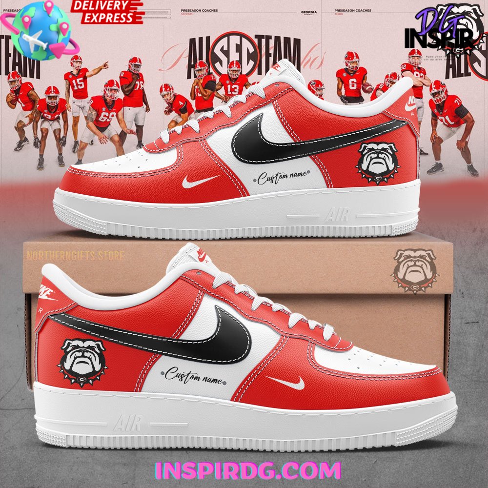 Georgia Bulldogs Football Custom Air Force 1