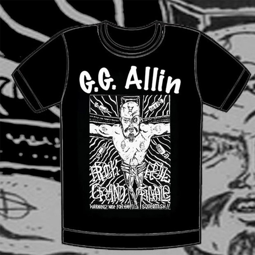 GG Allin Shirt Rock And Roll Grand Finale GG Allin T-Shirt Oregontrailrvpk Shirt