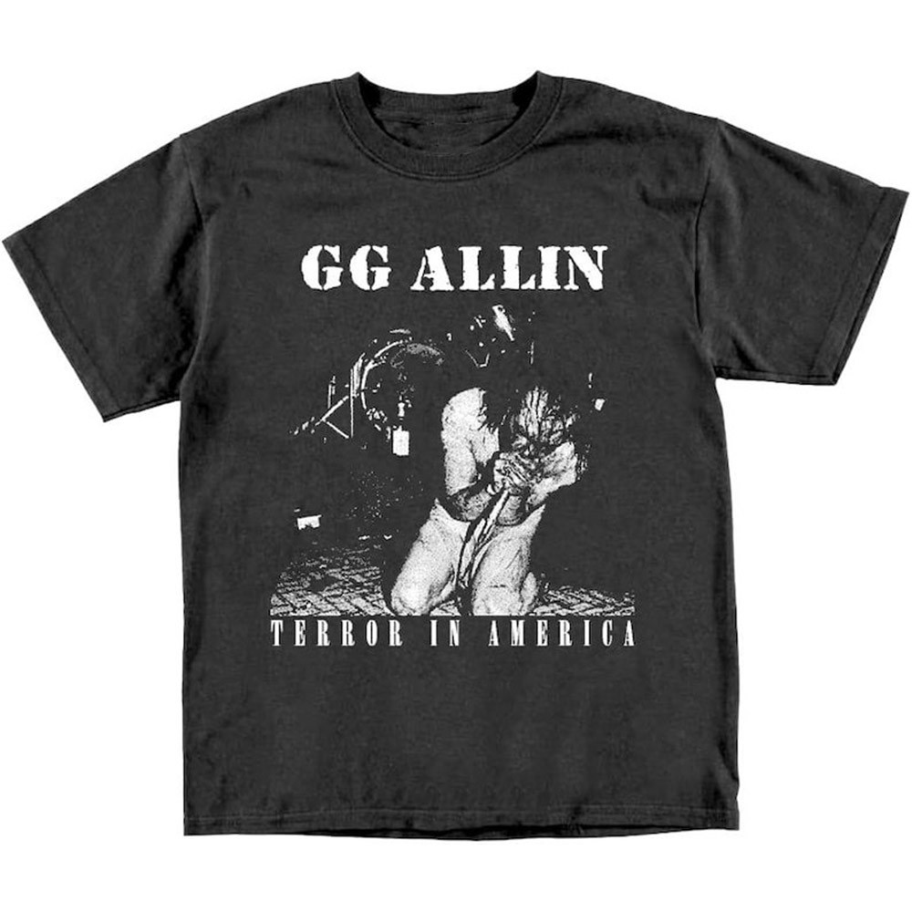 GG Allin Shirt Terror In America T-Shirt Oregontrailrvpk Shirt
