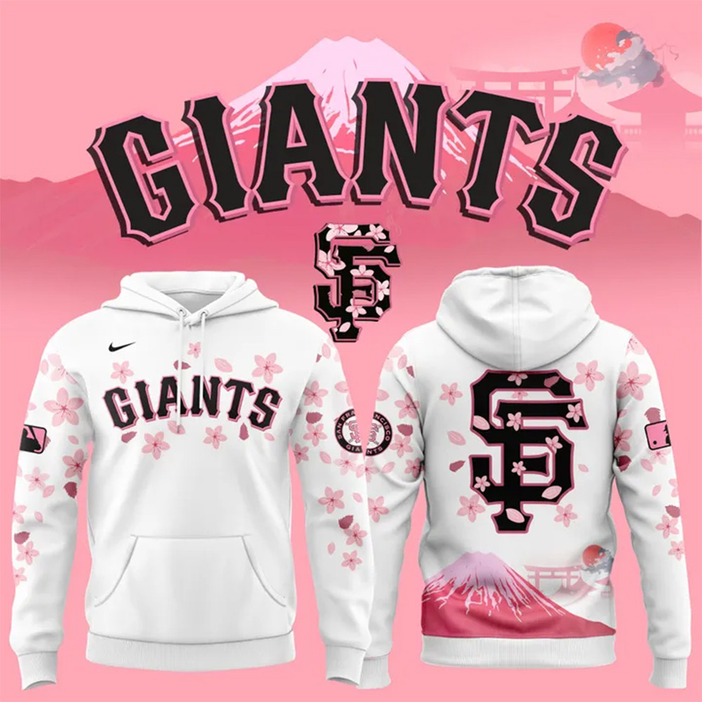 Giants Cherry Blossom 2025 Limited Hoodie Best