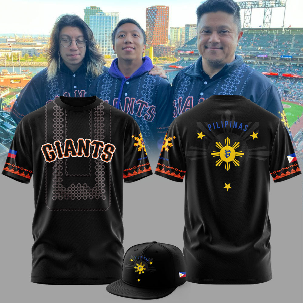 Giants Pilipinas Happy It's Filipino Heritage Night T-Shirt Oregontrailrvpk Shirt
