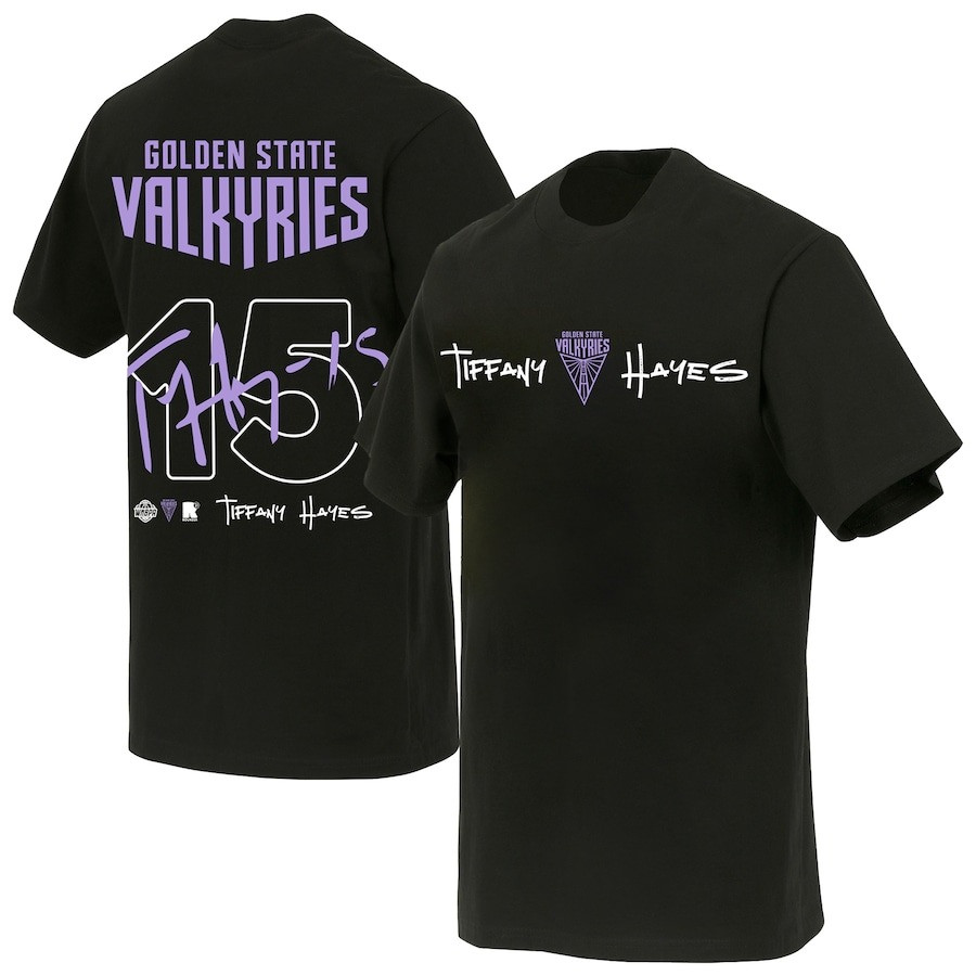 Golden State Valkyries Merch T-Shirt Round21 Tiffany Hayes Golden State Valkyries Fan Gear Oregontrailrvpk Shirt