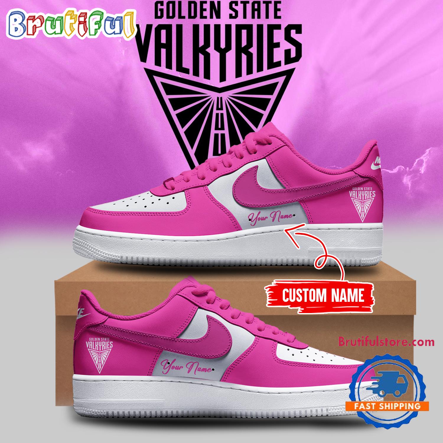 Golden State Valkyries WNBA Air Force 1 Shoes Sneaker
