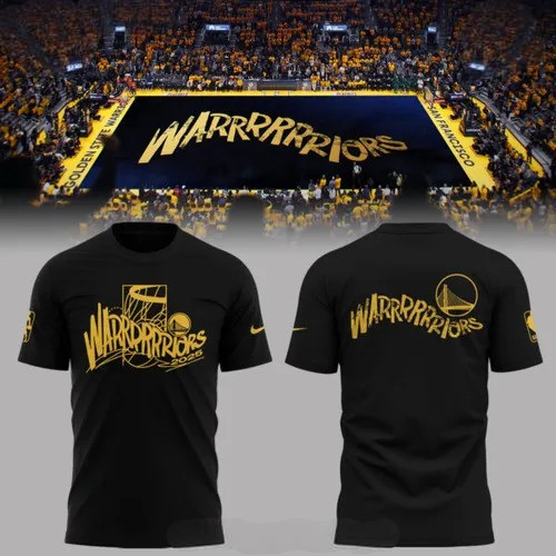 Golden State Warriors NBA Play Off 2025 Black T-Shirt Best Gifts For Basketball Lovers Oregontrailrvpk Shirt