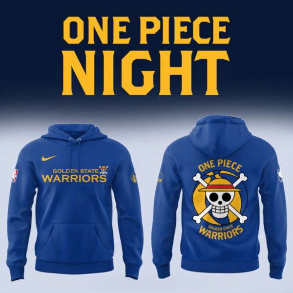Golden State Warriors x One Piece Limited Hoodie Gift Ideas For Basketball Lovers