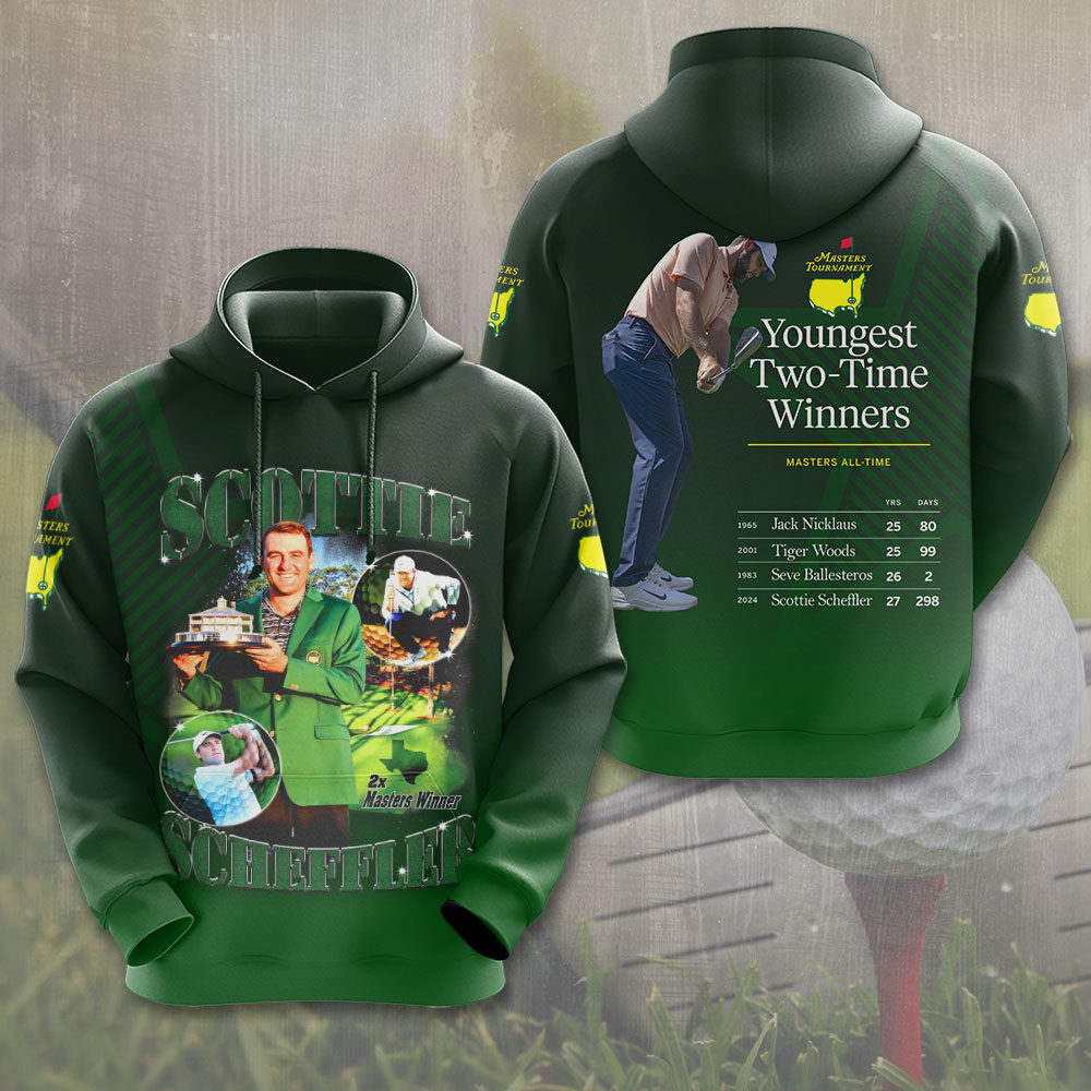 Golf Masters Tournament X Scottie Scheffler 3D Hoodie Stuff For Golfers
