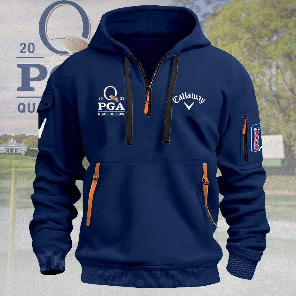 Golf PGA Championship x CALW 2D Quarter Zip Hoodie Cool Golf Gifts