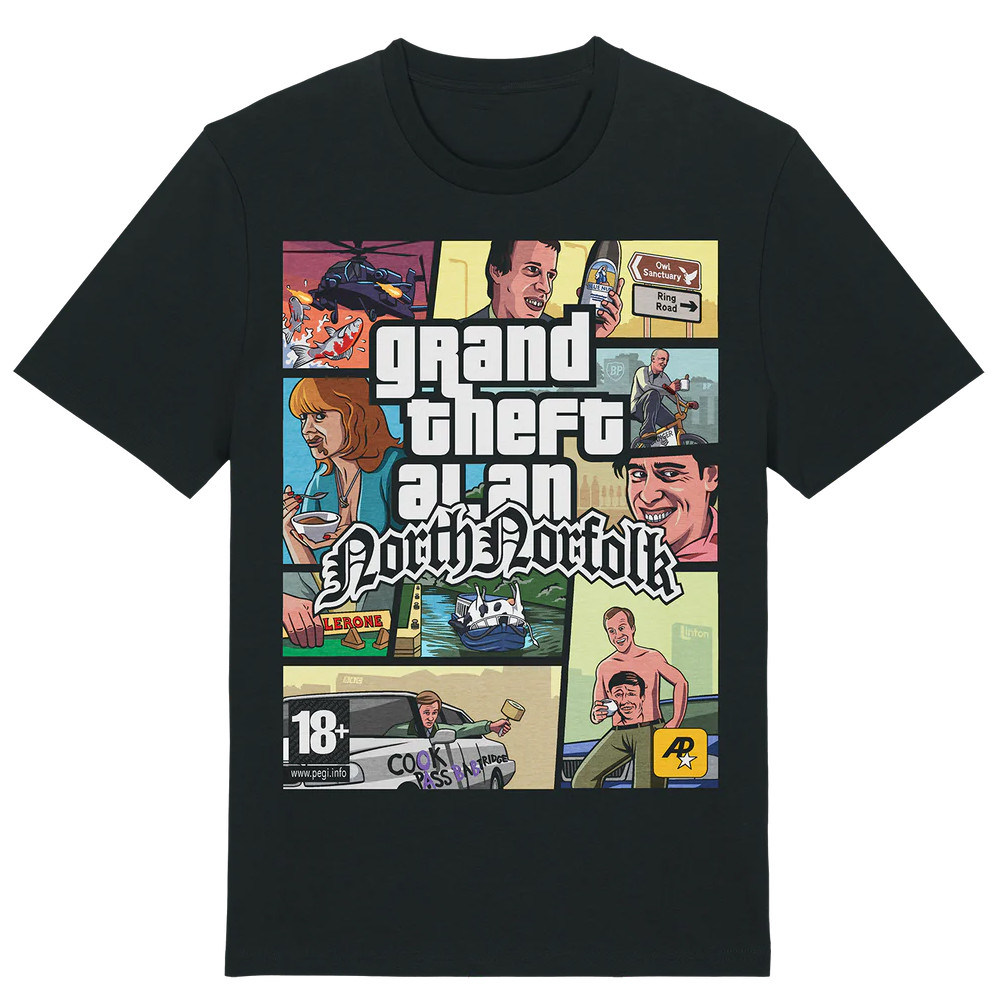 Grand Theft Alan North Norfolk T-Shirt For Father's Day From Daughter Oregontrailrvpk Shirt