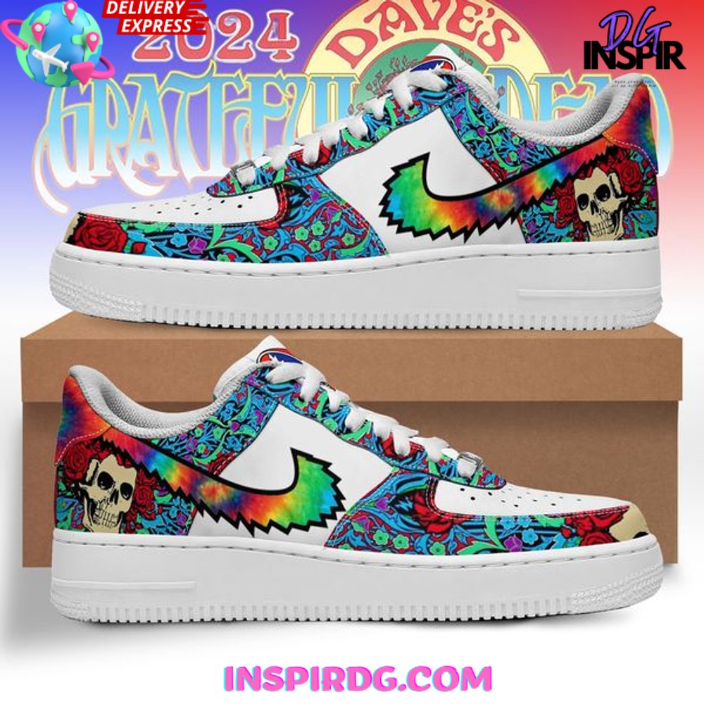 Grateful Dead 2024 New Air Force 1 Sneaker