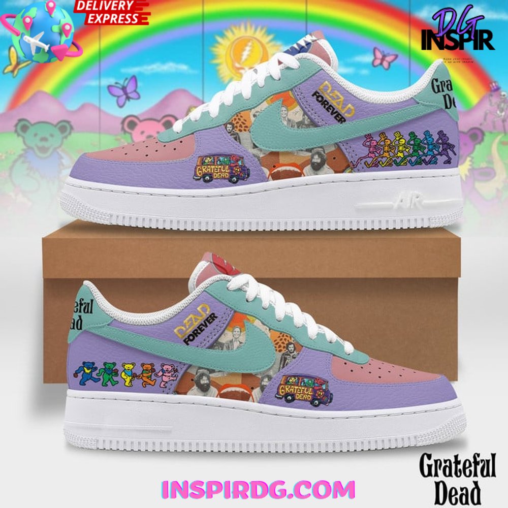Grateful Dead Forever Rainbow Air Force 1 Sneaker