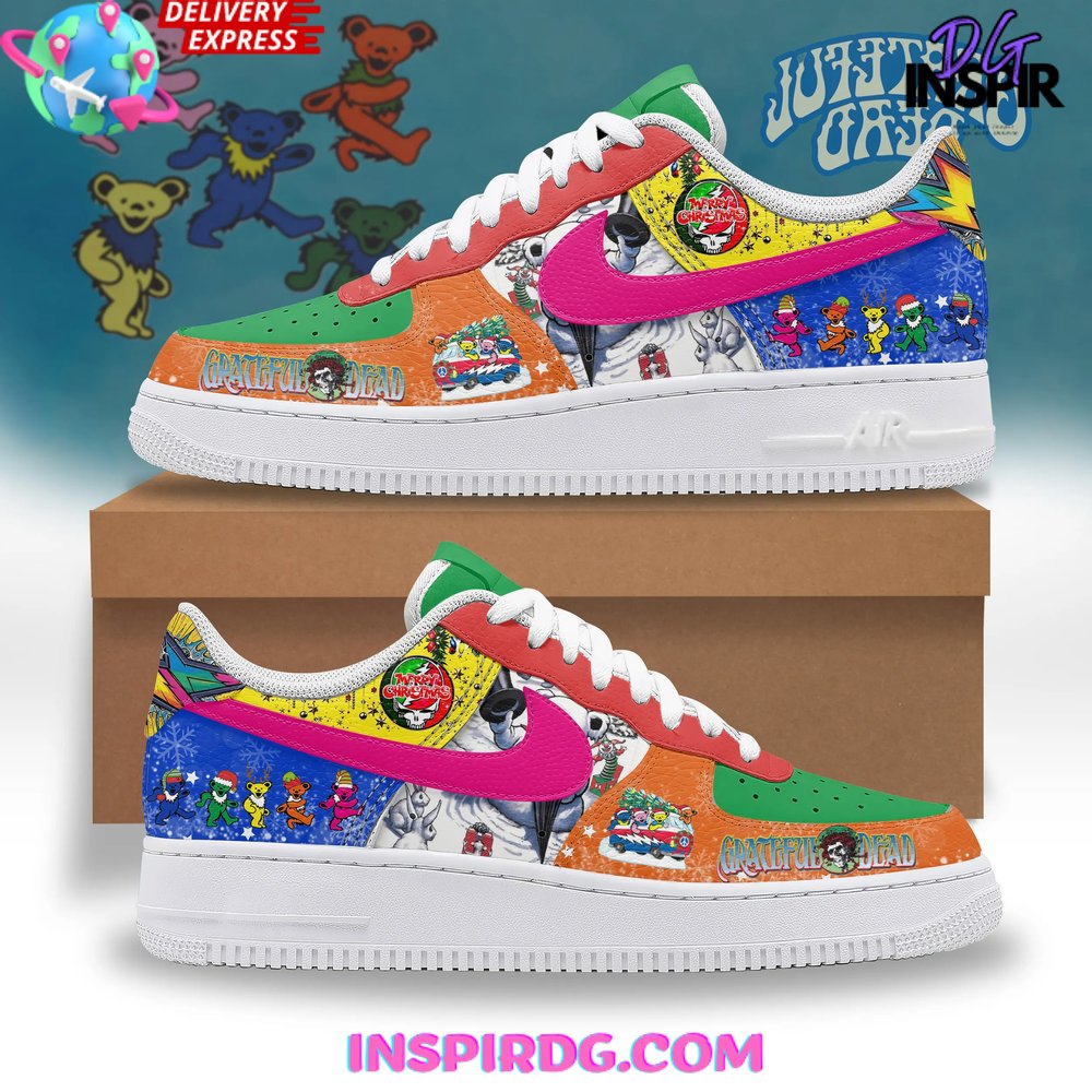 Grateful Dead Merry Christmas Limited Air Force 1