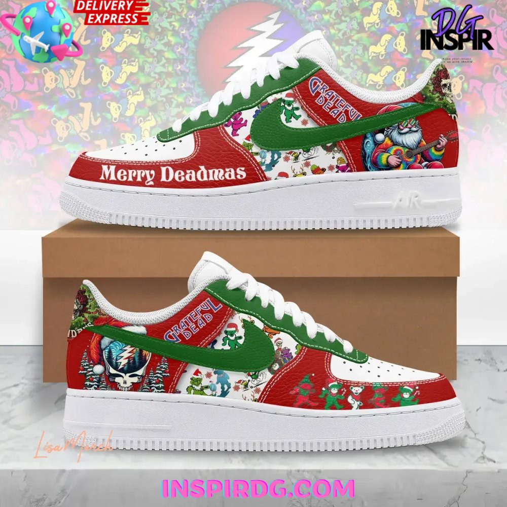 Grateful Dead Merry Deadmas Limited Edition Air Force 1
