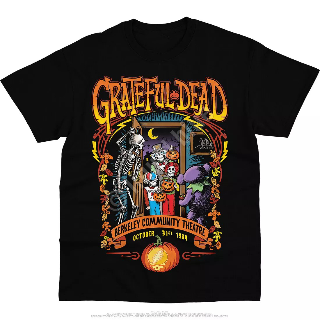 Grateful Dead Trick Or Treat Halloween Berkeley T-Shirt Friends Gifts Oregontrailrvpk Shirt