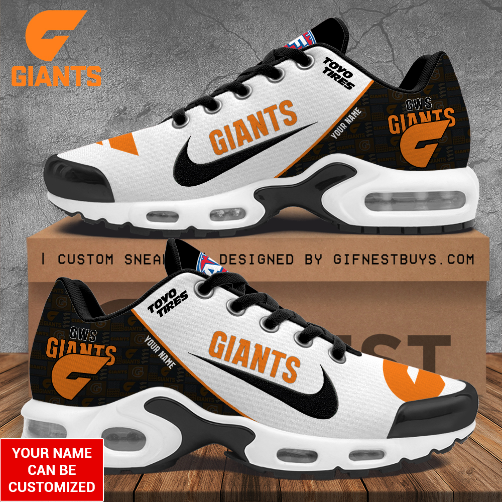 Greater Western Sydney Giants Air Max Plus Shoes Sneakers For Men And Women