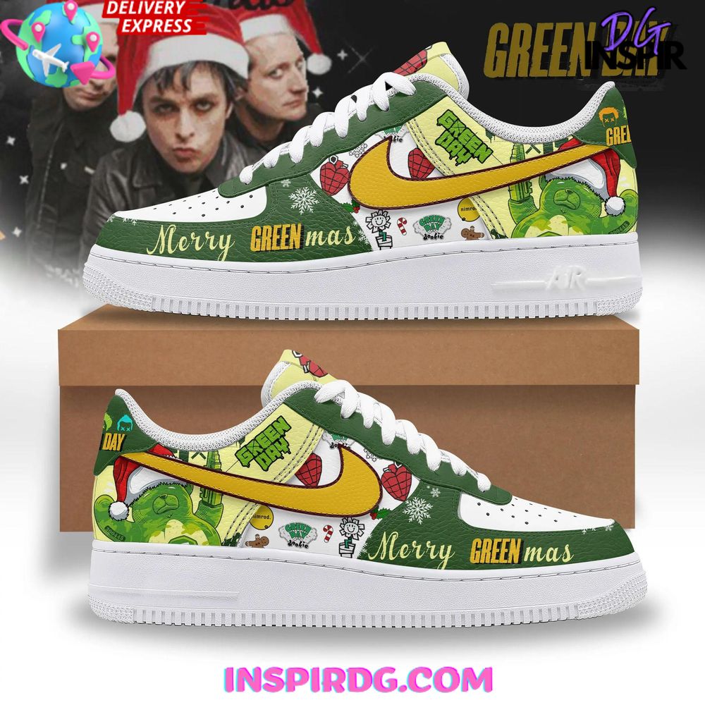 Green Day Merry Christmas Limited Edition Air Force 1