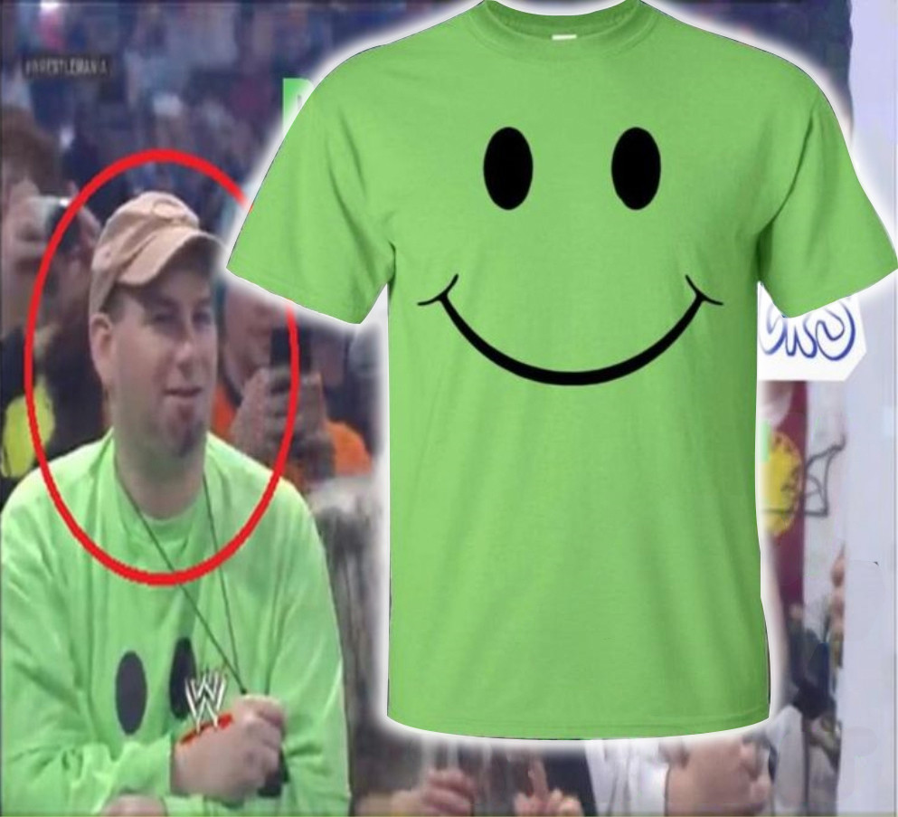Green Shirt Guy Wwe Smile Boomidiaz In 2023 T-Shirtpecial Step Dad Gifts Oregontrailrvpk Shirt
