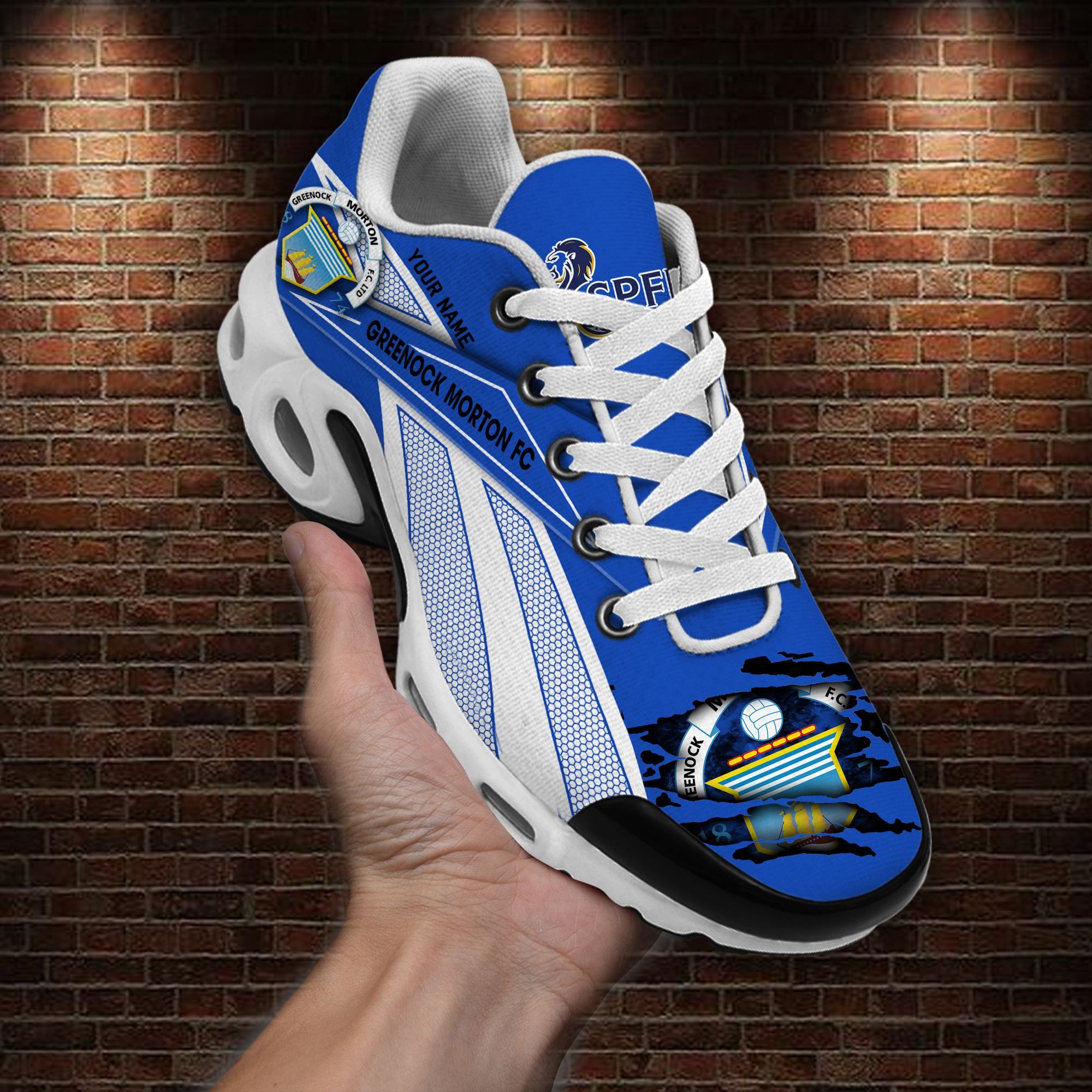 Greenock Morton F.C. Air Max Plus Shoes Sneakers For Men And Women
