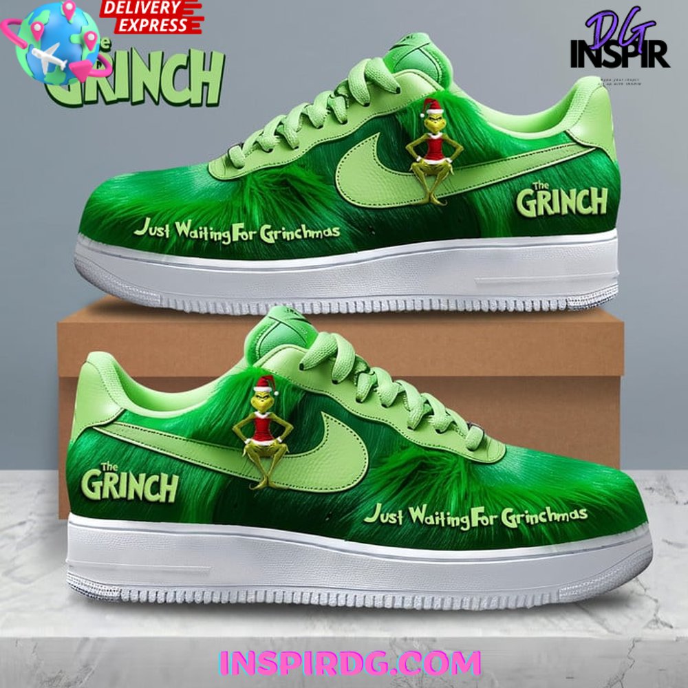 Grinch Just Waiting For Grinchmas Air Force 1