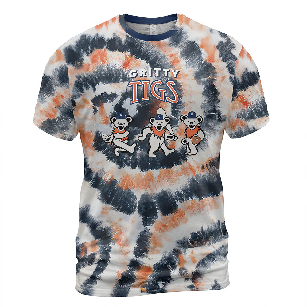 Gritty Tigs Grateful Dead Tie Dye T-Shirt Oregontrailrvpk Shirt