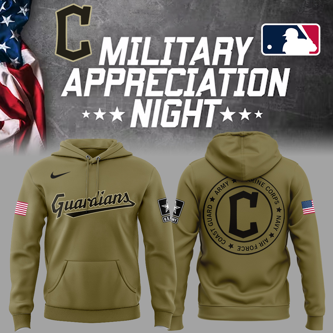 Guardians X Military Appreciation Night Hoodie Baseball Mom Gifts