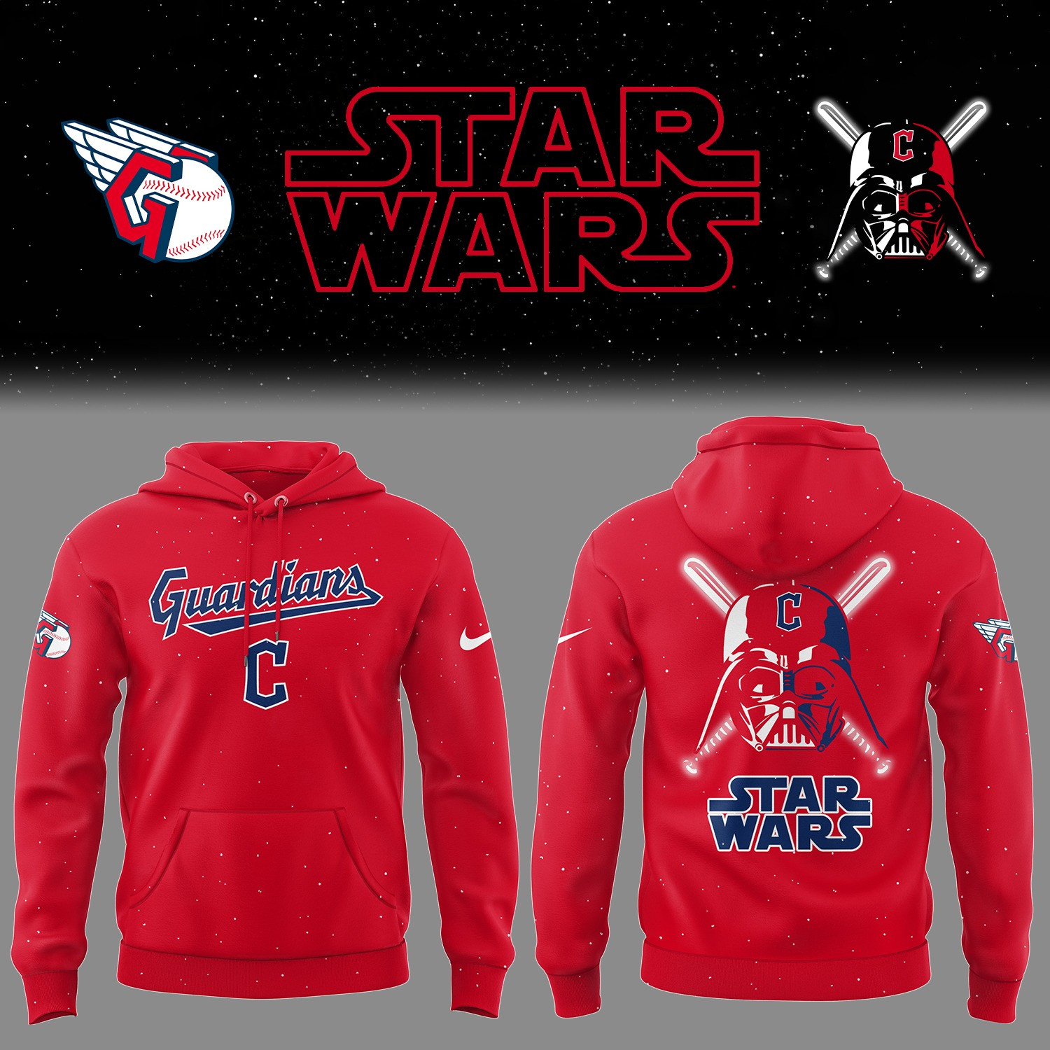 Guardians X Star Wars Hoodie Guardians Cleveland Guardians Fan Merch