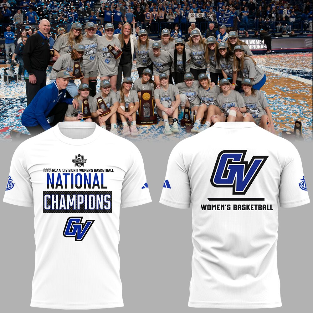 GVSU Women's Basketball x National Champions T-Shirtenior Night Gifts For Basketball Players Oregontrailrvpk Shirt
