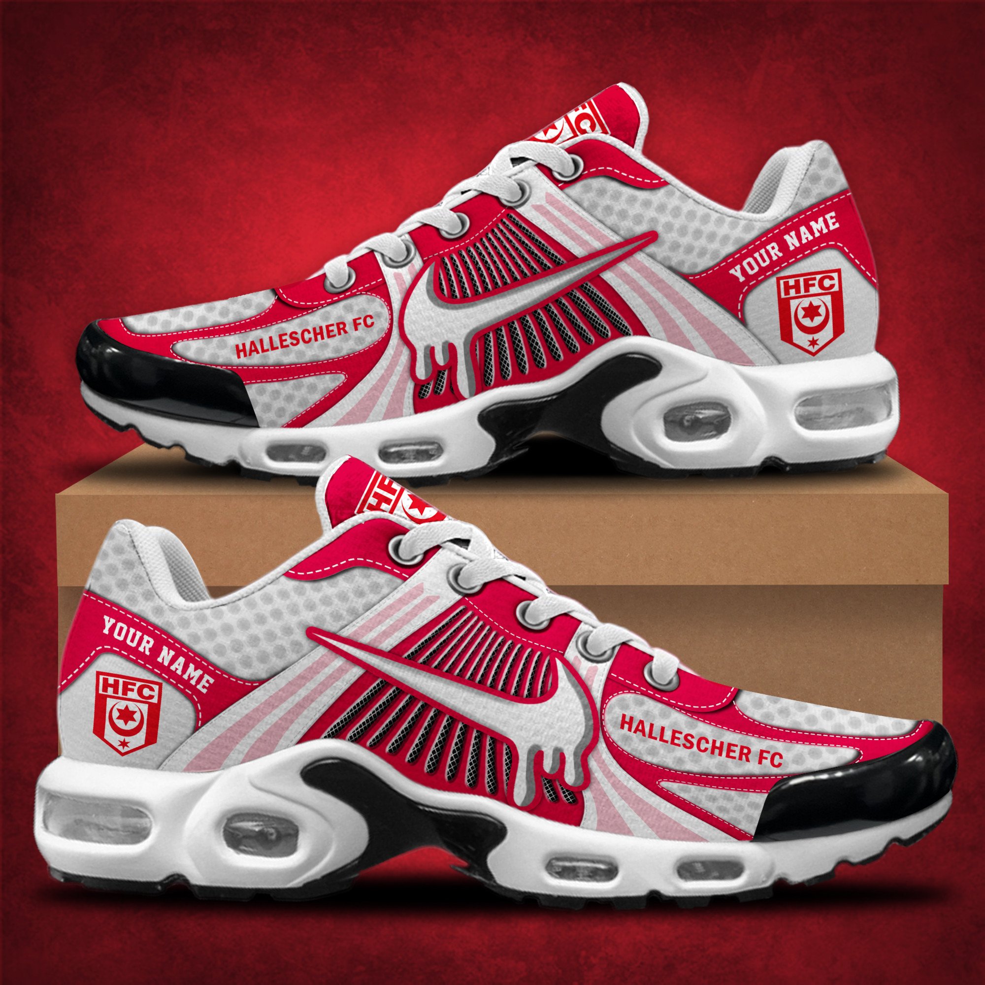 Hallescher FC Air Max Plus Shoes Sneakers For Men And Women