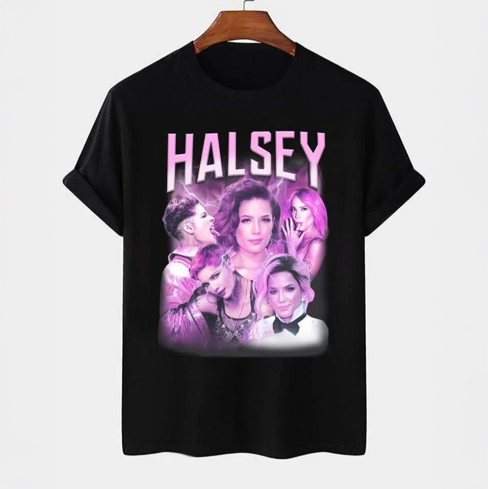 Halsey Singer In Tour Black T-Shirt For Someone Who Loves Music Oregontrailrvpk Shirt