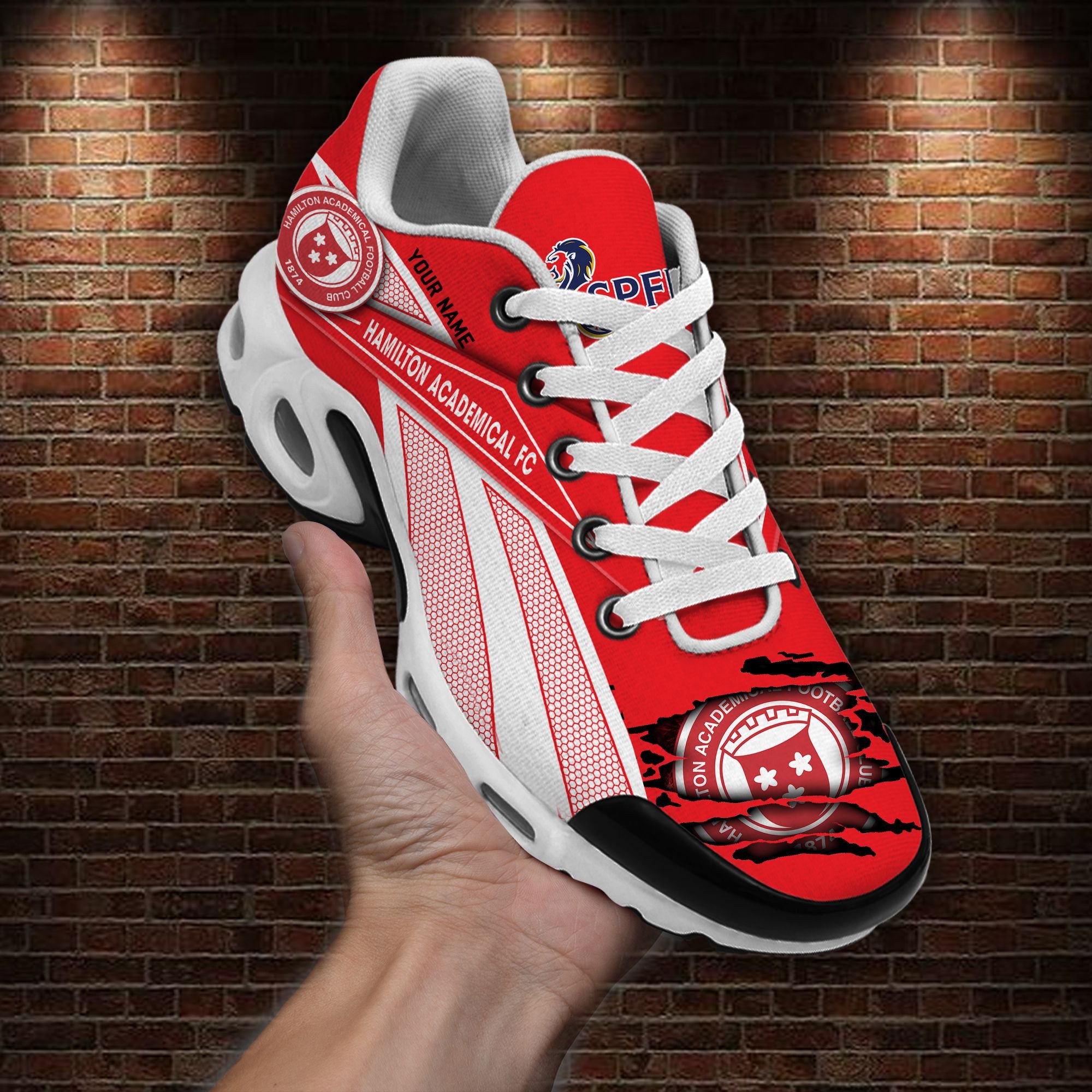 Hamilton Academical F.C. Air Max Plus Shoes Sneakers For Men And Women