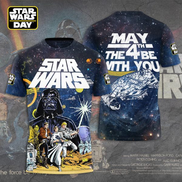 Happy Star Wars Day May The 4Th Be With You Shirt Movie Oregontrailrvpk Shirt