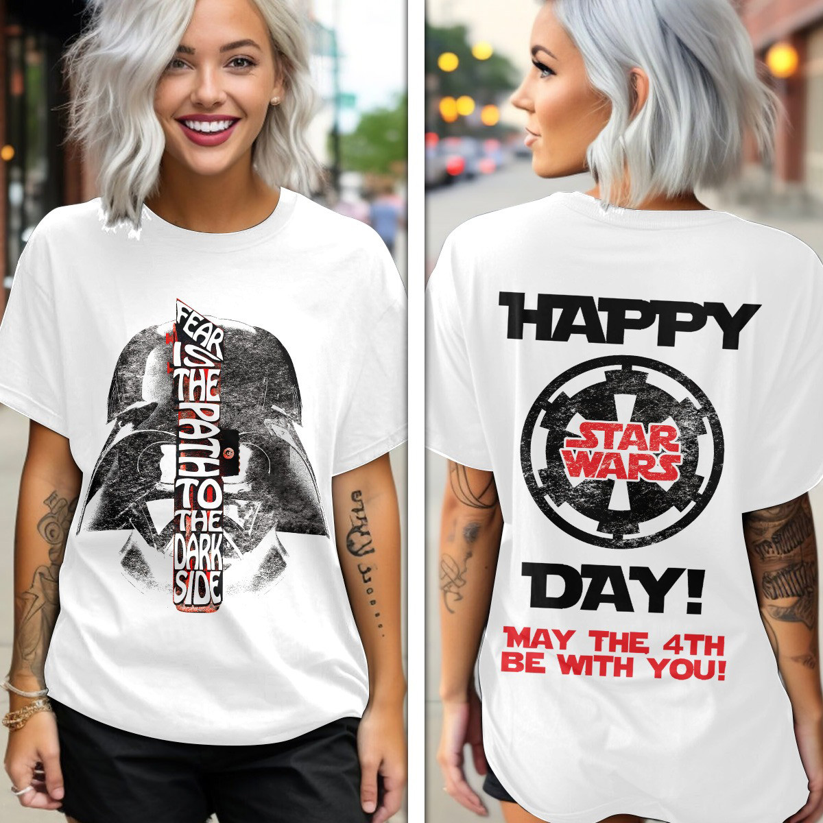 Happy Star Wars Day May The 4Th Be With You T-Shirt For Girlfriend Oregontrailrvpk Shirt