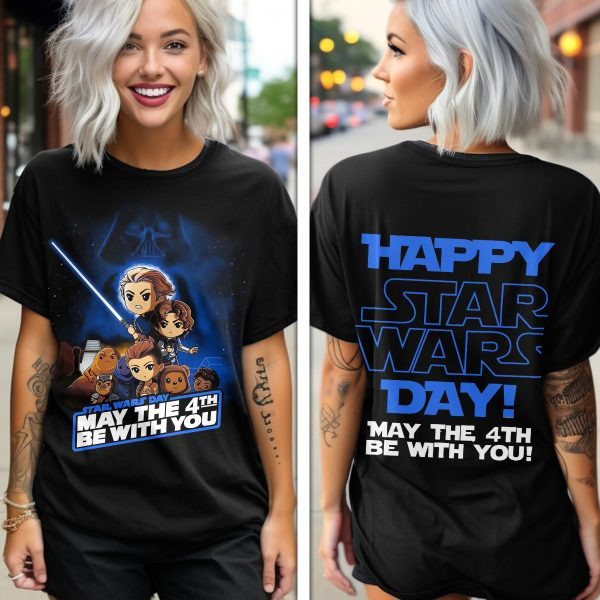 Happy Star Wars Day Shirt May The 4Th Be With You T-Shirt Movie Lover Gifts Oregontrailrvpk Shirt