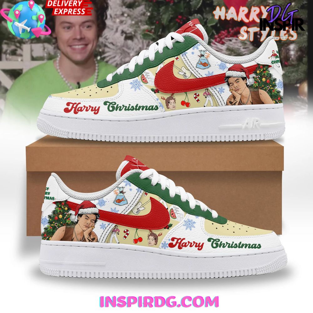 Harry Styles Merry Christmas Limited Edition Air Force 1