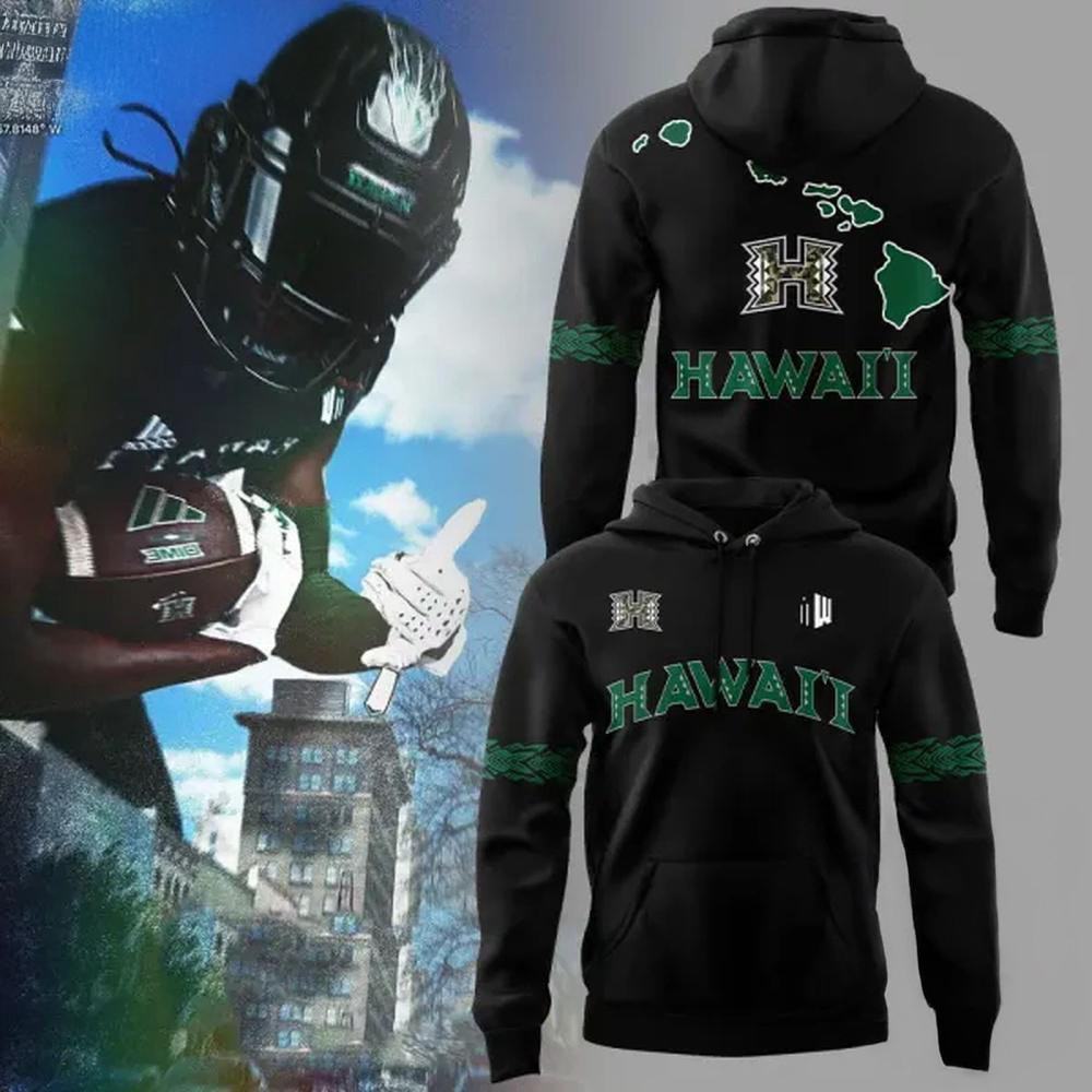 Hawaii Rainbow Warriors Football For Military Night Limited Edition Hoodie