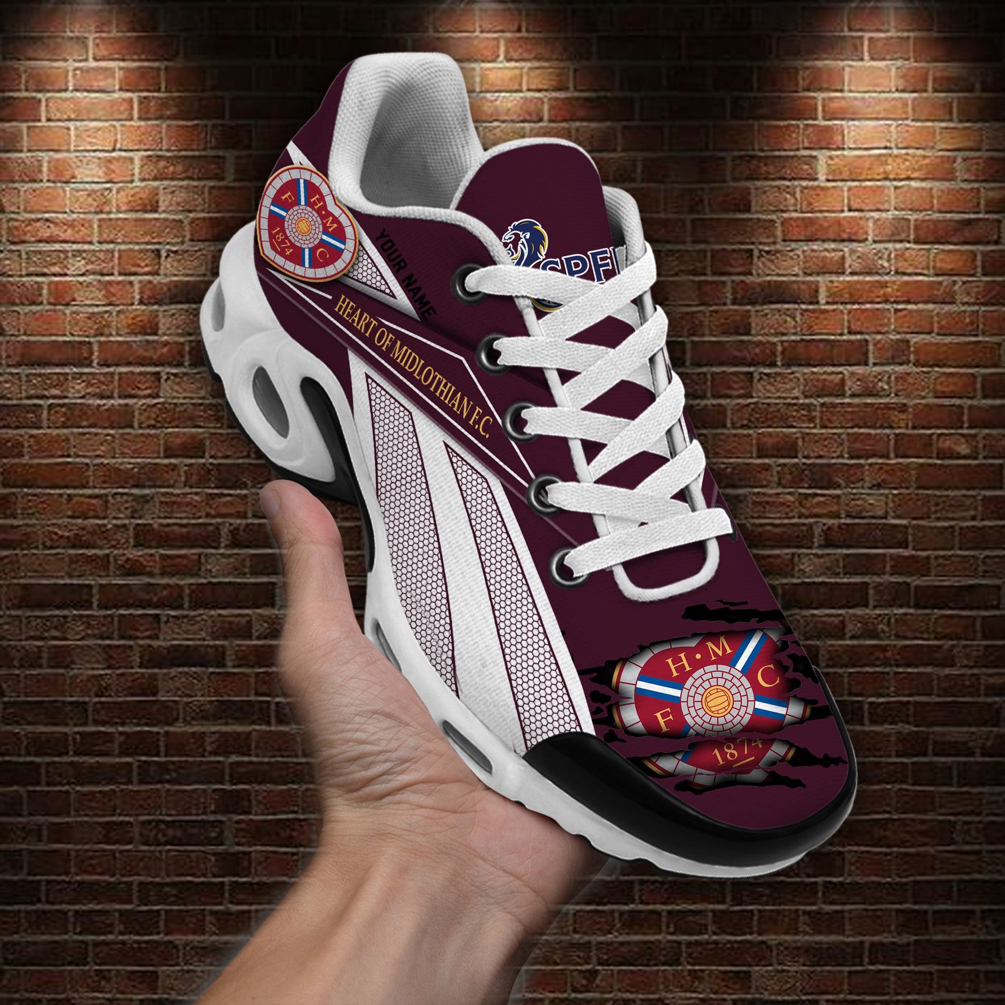 Heart of Midlothian F.C. Air Max Plus Shoes Sneakers For Men And Women