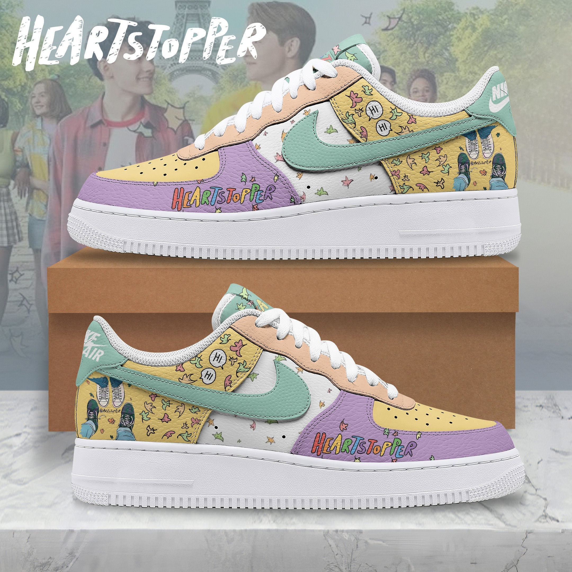Heartstopper Air Low-Top Sneakers Shoes For Men And Women