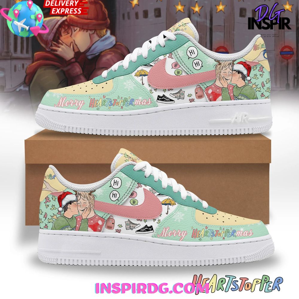 Heartstopper Merry Christmas Limited Edition Air Force 1